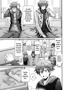 (MIRACLE FESTIV@L!! 18) [Roefupukaji (Nesuo)] Wake atte Deraremasen | For Some Reason We Can't Leave (THE IDOLM@STER SideM) [English] [Anzu] - page 2