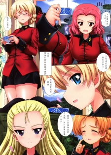 (C97) [Kamogawaya (Kamogawa Tanuki)] Gochuumon wa Koucha desu ka? 3 (Girls und Panzer) [Chinese] [SANTER個人翻譯] - page 3