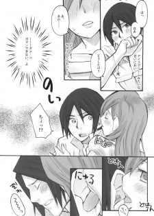 (C81) [Ultimate Weapon MEGANE (Uniuni Usagi)] Uryuu to Orihime no Ecchi na Sairoku Hon! (Bleach) - page 17