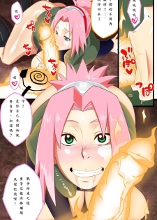 (C87) [Karakishi Youhei-dan Shinga (Sahara Wataru)] Haouju 2 (Naruto) [chinese] [Colorized] [Uncensored] - page 7