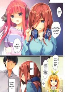 (CT35) [KAROMIX (karory)] Miku ga Kisei Jijitsu o Tsukuru Hon | A Comic in which Miku Makes it Official (Gotoubun no Hanayome) [English] [Zakamutt + Varrel] - page 16