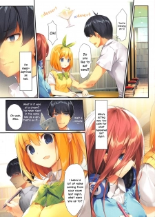 (CT35) [KAROMIX (karory)] Miku ga Kisei Jijitsu o Tsukuru Hon | A Comic in which Miku Makes it Official (Gotoubun no Hanayome) [English] [Zakamutt + Varrel] - page 15