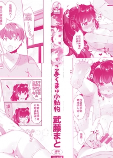 [Mutou Mato] Koakuma wa Shoudoubutsu - Sweet devils as my pets. [Chinese] [D.E練習漢化] - page 3