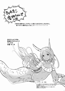 (C97) [Tsubaki Mononoto (Chidori Nekoro)] Mizu no Elemental-chan to Echiechi suru Hon (Granblue Fantasy) - page 16