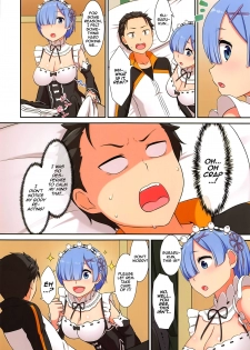 (C95) [MAT (Pararan)] Rem de Atatamarimasu ka? | Shall Rem warm you up? (Re:Zero kara Hajimeru Isekai Seikatsu) [English] [EHCOVE] - page 6