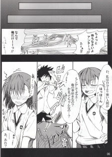 (C77) [Mousou Dokei (Iwasaki Takashi)] Toaru mousou no chou denji hon 02 (Toaru Kagaku no Railgun) - page 5