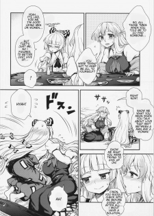 (C87) [110-GROOVE (Itou Yuuji)] Keine to Mokou no Seikatsu Jisshuu | Keine and Mokou's (Sex) Life Training (Touhou Project) [English] {HookTL} - page 8