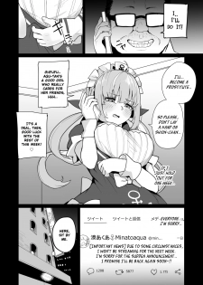 [Fuzuii Undou (Fuzui)] Aqua-chan wa Douki no Tame nara | Aqua-chan, For Her Friend's Sake (Minato Aqua) [English] [Xzosk] [Digital] - page 7