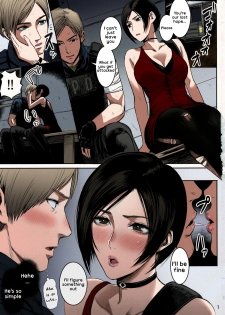 (C96) [Hebitunagary (SGK)] Ada Wong no Irojikake Kanseiban (Resident Evil) [English] [kappasa][Colorized][SPDSD] - page 2