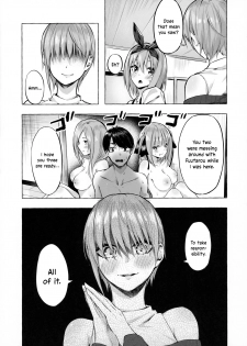 [Sawaraya Shoten (Sahara Gensei)] Hanayome no Kakuritsu | Chance to be a Bride (Gotoubun no Hanayome) [English] - page 14