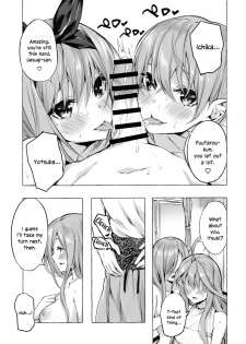 [Sawaraya Shoten (Sahara Gensei)] Hanayome no Kakuritsu | Chance to be a Bride (Gotoubun no Hanayome) [English] - page 20