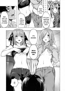 [Sawaraya Shoten (Sahara Gensei)] Hanayome no Kakuritsu | Chance to be a Bride (Gotoubun no Hanayome) [English] - page 6