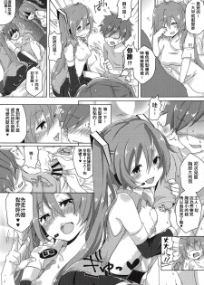 (THE VOC@LOiD M@STER 41) [Kusoyuridanchi (Johnson)] Chippai-san to Deppai-san (VOCALOID) [Chinese] [舒馬克個人漢化] - page 8