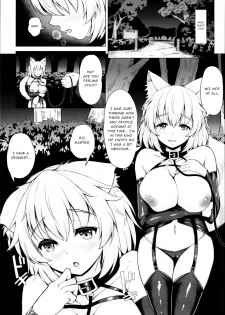 (C95) [Rocket Chousashitsu (Koza)] Momiji-chan to Goshujin-sama -Tanoshii Sanpo Hen- (Touhou Project) [English] - page 5