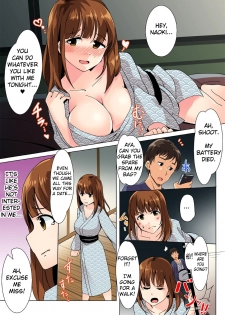 [Wakamatsu] Kareshi no Tonari de Icchatta!? Onsen Ryokan no Netorare Massage! [Full Color] [English] [Erozbischof] - page 4