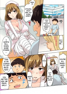 [Wakamatsu] Sundome Nurse no Monzetsu Chiryou!? Kore wa Sex de wa Naku, Ochuusha desu [Full Color] [English] [Erozbischof] - page 37