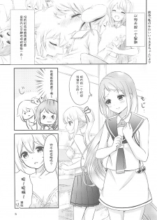 (Seihou Kaiiki Yuriranka-tou Kuushuu 7Senme) [Nanairo no Neribukuro (Nanashiki Fuka)] Ofuro de Futarikiri (Kantai Collection -KanColle-) [Chinese] [WTM直接汉化] - page 5