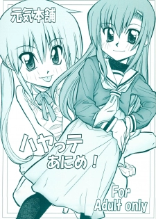 [Genki Honpo (Daifuku Keiji, Saranoki Chikara)] Hayatte Anime! (Hayate no Gotoku!) - page 1