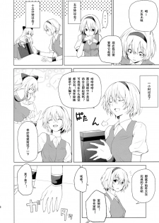 (Reitaisai 10) [Tatakai no Kiseki (Senyuu)] Hajimete no Biyaku (Touhou Project) [Chinese] [乌冬汉化组] - page 9