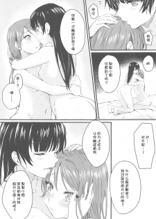 (Itsuka Mita Koi no Yume 3) [Kitaku Jikan (Kitaku)] INSTANT LOVE STORY (Love Live! Sunshine!!) [Chinese] [WTM直接汉化] - page 17