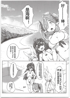 (C97) [Cleari Tei (Clearite)] Oideyo! Virtual Yarimoku Nanpa Beach [Chinese] [黑暗月光石] - page 3