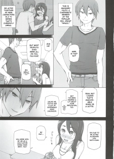 [Garakuta Shoujo (Miito Shido)] Kanojo wa Chou Yuumei Geinoujin... Soshite Boku ni Naisho de AV Joyuu Satomi-Satona Gojitsudan 2 [English] [Ruru Scanlations] - page 5