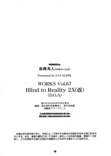 [Chimeishou (Ami Hideto)] Blind Reality 2X (Dead or Alive) - page 14