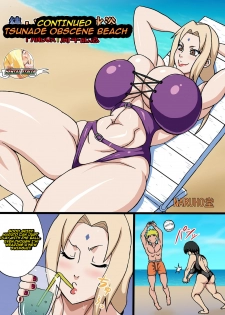 [Naruho-dou (Naruhodo)] Zoku Tsunade no Insuiyoku | After Tsunade's Obscene Beach (Naruto) [English] [Digital] - page 1