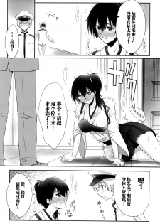 (C89) [Blue Garnet (Serizawa Katsumi)] Choukyou Senkan (Kantai Collection -KanColle-) [Chinese] [不咕鸟汉化组] - page 7