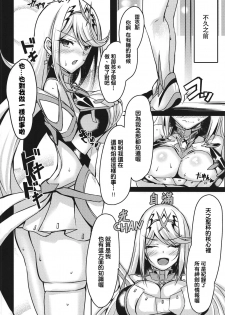 (COMIC1☆16) [Dorayakiya (Inoue Takuya)] Hikari-chan no Ecchi Bon (Xenoblade Chronicles 2) [Chinese] [kY桑個人漢化] - page 9