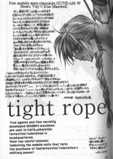 [Aishiteiru to Ittekure, IHATOV-honpo (Shiina Azumi, Yamabuki Kazumi)] tight rope (Gundam Wing) - page 46