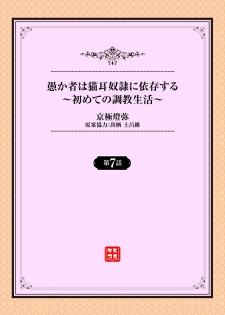 [Kyougoku Touya] Orokamono wa Nekomimi Dorei ni Izon suru ~Hajimete no Choukyou Seikatsu~07 [Chinese] [v.v.t.m汉化组] [Digital] - page 3