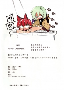 (C88) [RTD (Mizuga)] Mind Shaker (Touhou Project) [Chinese] [矢来夏洛个人汉化] - page 21