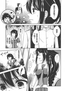 (C94) [Nanairo no Neribukuro (Nanashiki Fuka)] Yoru no Mori de Shigure to Nakayoshi (Kantai Collection -KanColle-) [Chinese] [v.v.t.m汉化组han'hua'z] - page 7