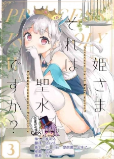 (Akihabara Chou Doujinsai) [Gyuunyuuya-san (Gyuunyuu Nomio)] Hime-sama Sore wa Seisui desu ka? 3 [Chinese] [绅士仓库汉化]