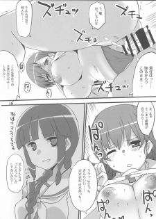 (Houraigekisen! Yo-i! Gunreibu Shuho) [BlueMage (Aoi Manabu)] Ooicchi Yoyuucchi (Kantai Collection -KanColle-) - page 15