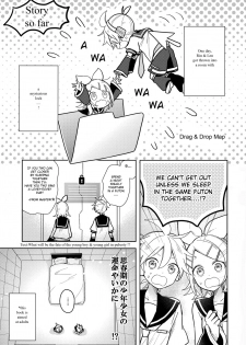 (Kagamine Kotoha!) [Wonderland (Suzumi)] Issho no Ofuton de Nenai to Derarenai Heya [Seijin Mukai] (VOCALOID) [English] - page 2