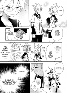 (Kagamine Kotoha!) [Wonderland (Suzumi)] Issho no Ofuton de Nenai to Derarenai Heya [Seijin Mukai] (VOCALOID) [English] - page 4