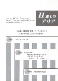 (CR34) [STUDIO BIG-X (Arino Hiroshi)] H Senjou no Aria (Onegai Twins) - page 33