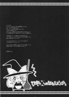 (Reitaisai 6) [Courmet-Nyankichi (Nekoyashiki Nekomaru)] Waki no Hanashi wo Shiyou ka (Touhou Project) - page 24