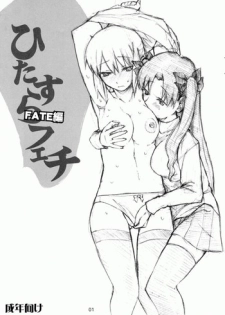 [TTT (Miharu)] Hitazura Fetish FATE hen (Fate/stay night)