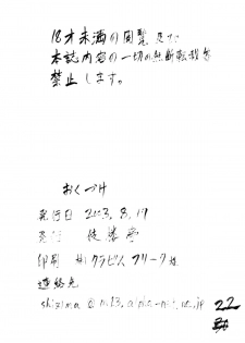 (C64) [Giroutei (Shijima Yukio)] Giroutei He no Maki (Street Fighter) - page 21