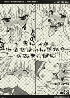 (C73) [Shigunyan] Sonna no Yuruse Naindakara no Omake Book (Zero no Tsukaima) - page 1