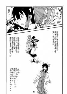 (Comic Network 25) [Doaho, Akuten Soushin, Forever and ever... (Fukuoka Tarou, Eisen, Kokutou Nikke)] Kusomiso Lunatic (Touhou Project) - page 44