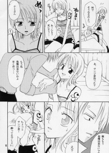[Kurione-sha (YU-RI)] Nami-chan to Hitobanjuu (One Piece) - page 11