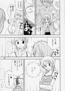 [Kurione-sha (YU-RI)] Nami-chan to Hitobanjuu (One Piece) - page 34