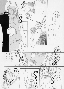 [Kurione-sha (YU-RI)] Nami-chan to Hitobanjuu (One Piece) - page 23