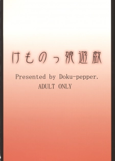 (C76) [Doku-pepper (Shiina Kazuki)] Kemonokko Yuugi 3 - page 34
