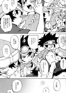 (C65) [KuruGuru DNA (Hoshiai Hilo)] Tai Taku Tai (Digimon) - page 33