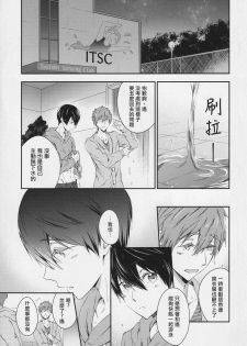 (SUPER25) [B-LUSH (Kaukau)] Naisho no Yofukashi (Free!) [Chinese] [海棠零个人汉化] - page 2